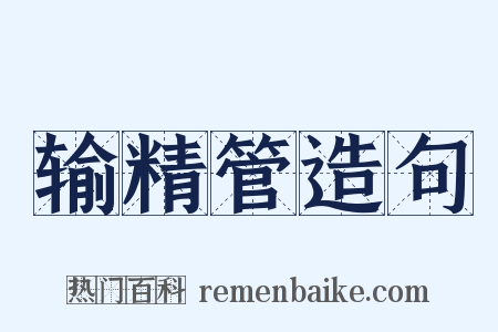 输精管造句是什么意思的图片